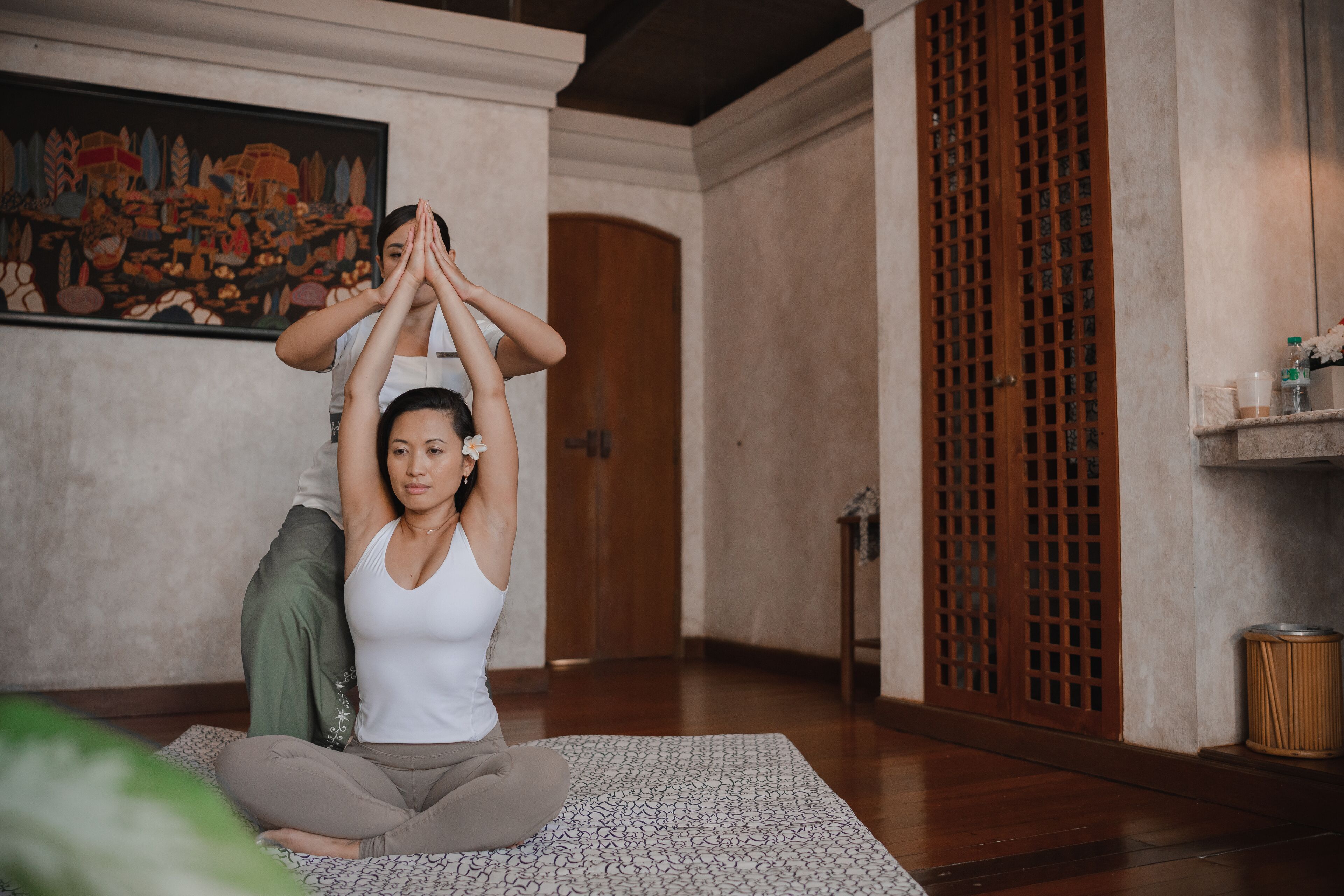 couples treatment room(s), hot tub, body treatments, aromatherapy