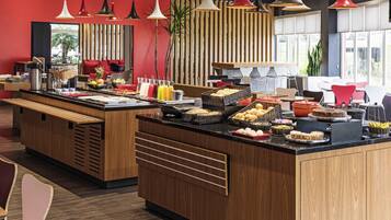 Daily buffet breakfast for a fee