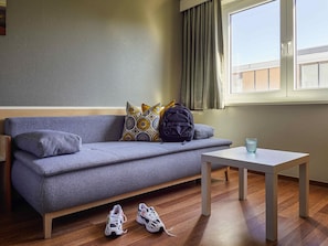 Blackout curtains, soundproofing, iron/ironing board, cots/infant beds