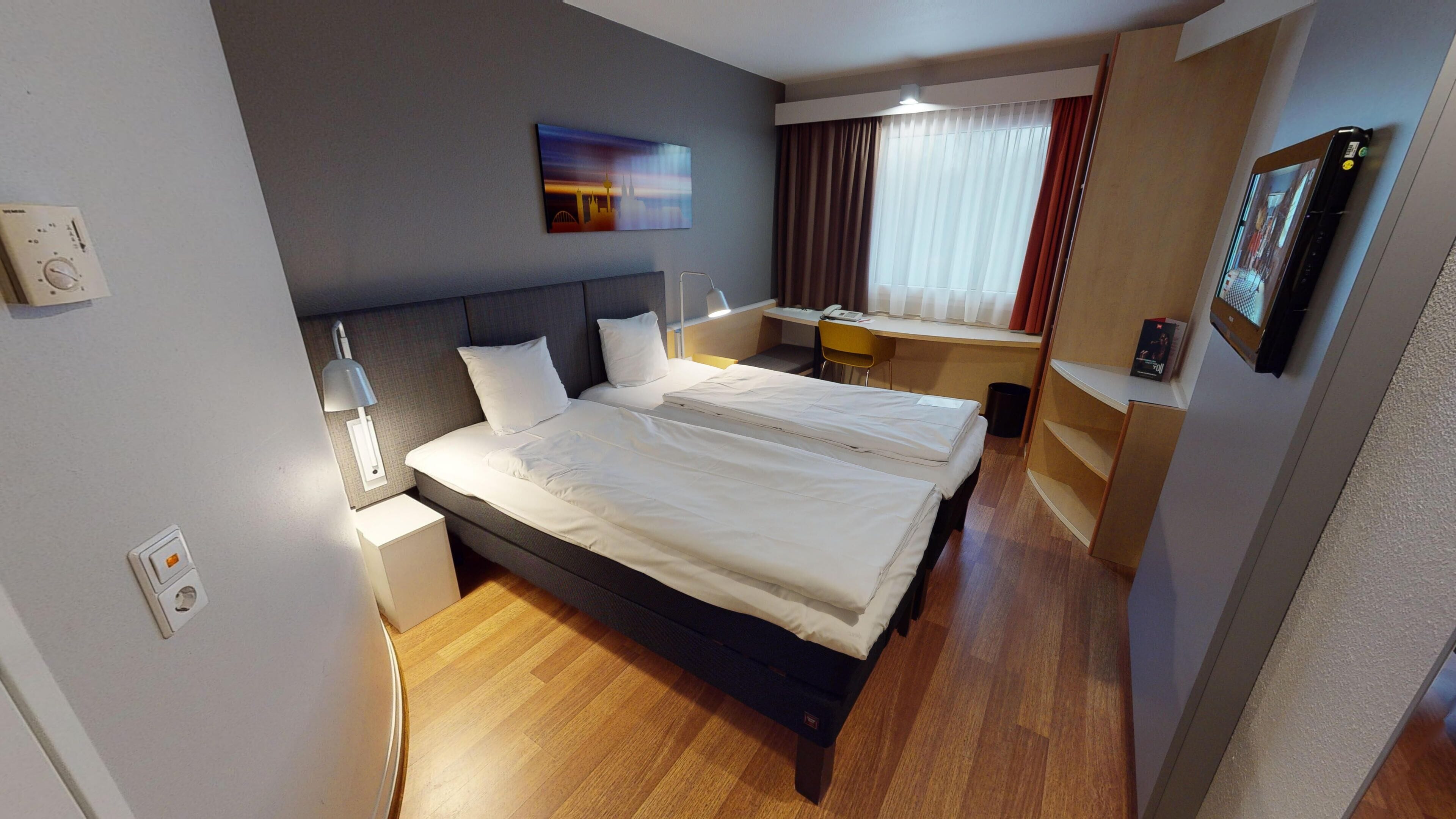 twin room, 2 single beds (new sleep easy concept) | desk, iron/ironing board, free wifi, bed sheets