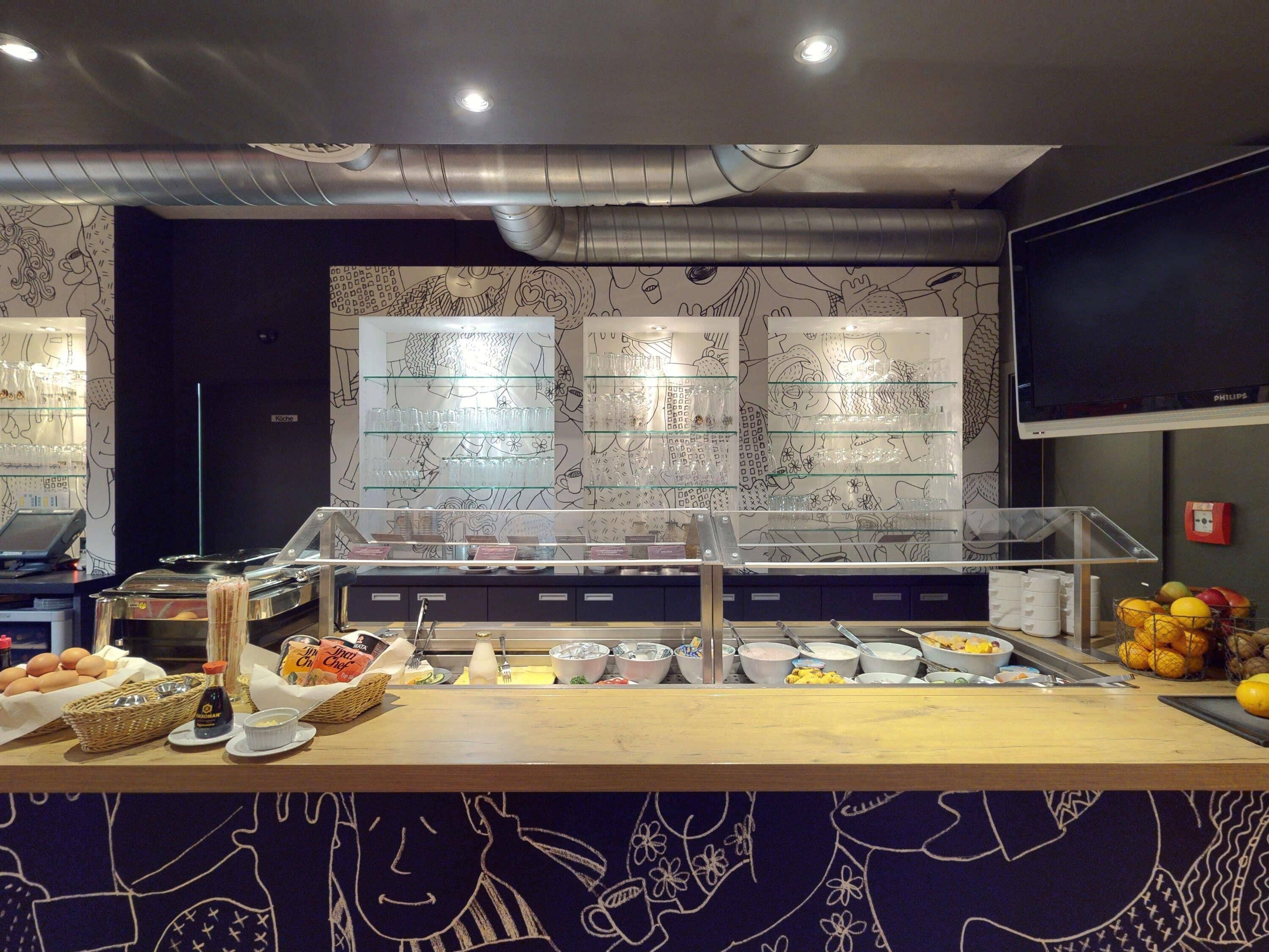 daily buffet breakfast (eur 17.5 per person)