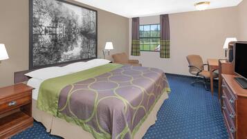 Standard Room, 1 King Bed | Desk, iron/ironing board, free WiFi, bed sheets