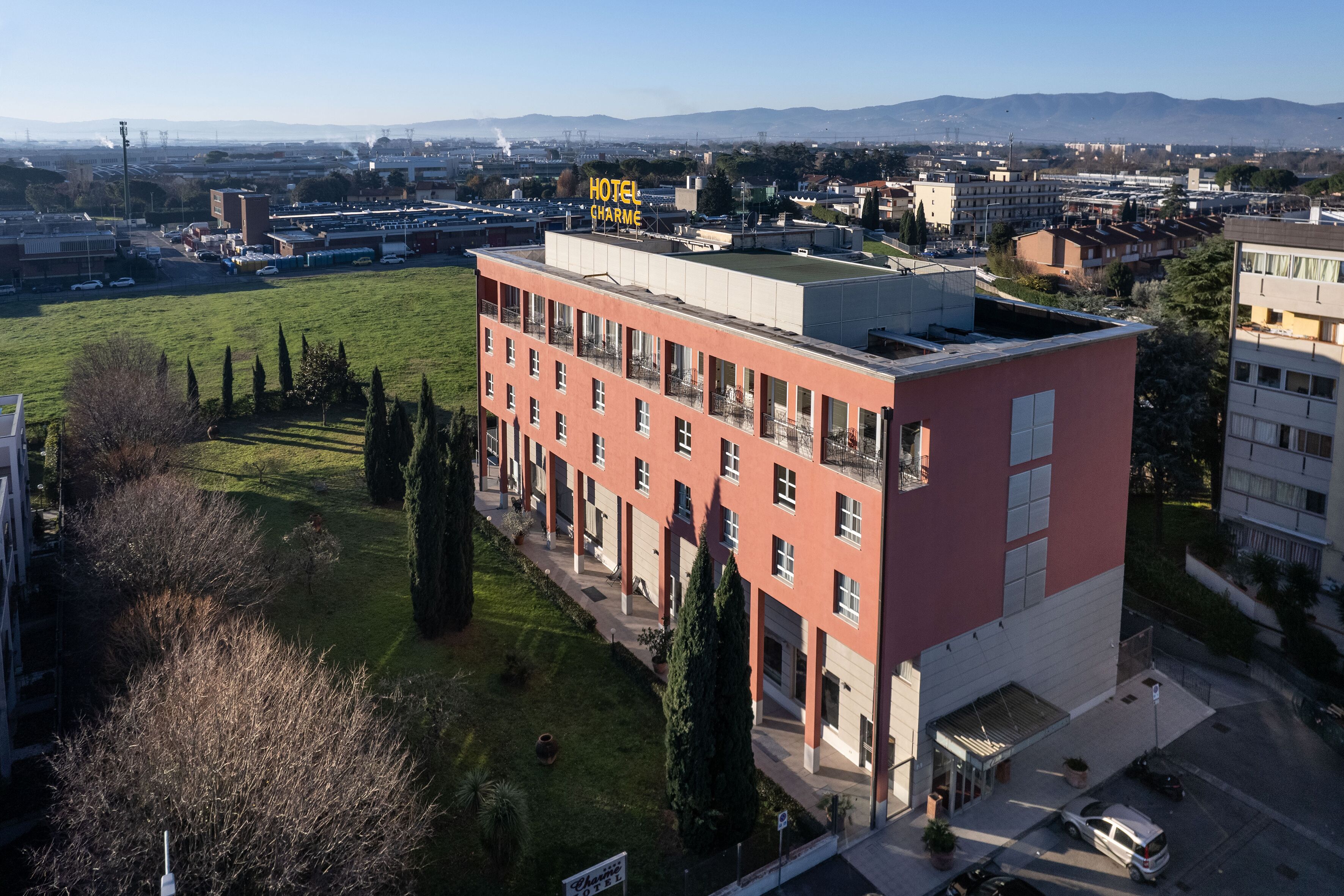 Façade de l’hébergement