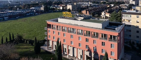 Fassade der Unterkunft