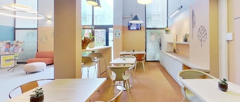 Daily buffet breakfast (EUR 9 per person)