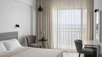 Desk, free cots/infant beds, free WiFi, bed sheets