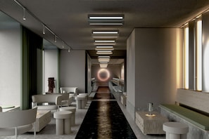 Sala de estar en el lobby