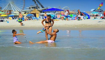 Beach nearby, white sand