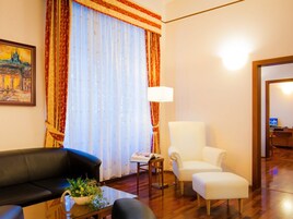 Sala de estar en el lobby