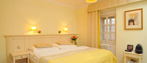 Quarto casal ou duplo | 1 quarto, roupas de cama antialérgicas, frigobar, cofres nos quartos