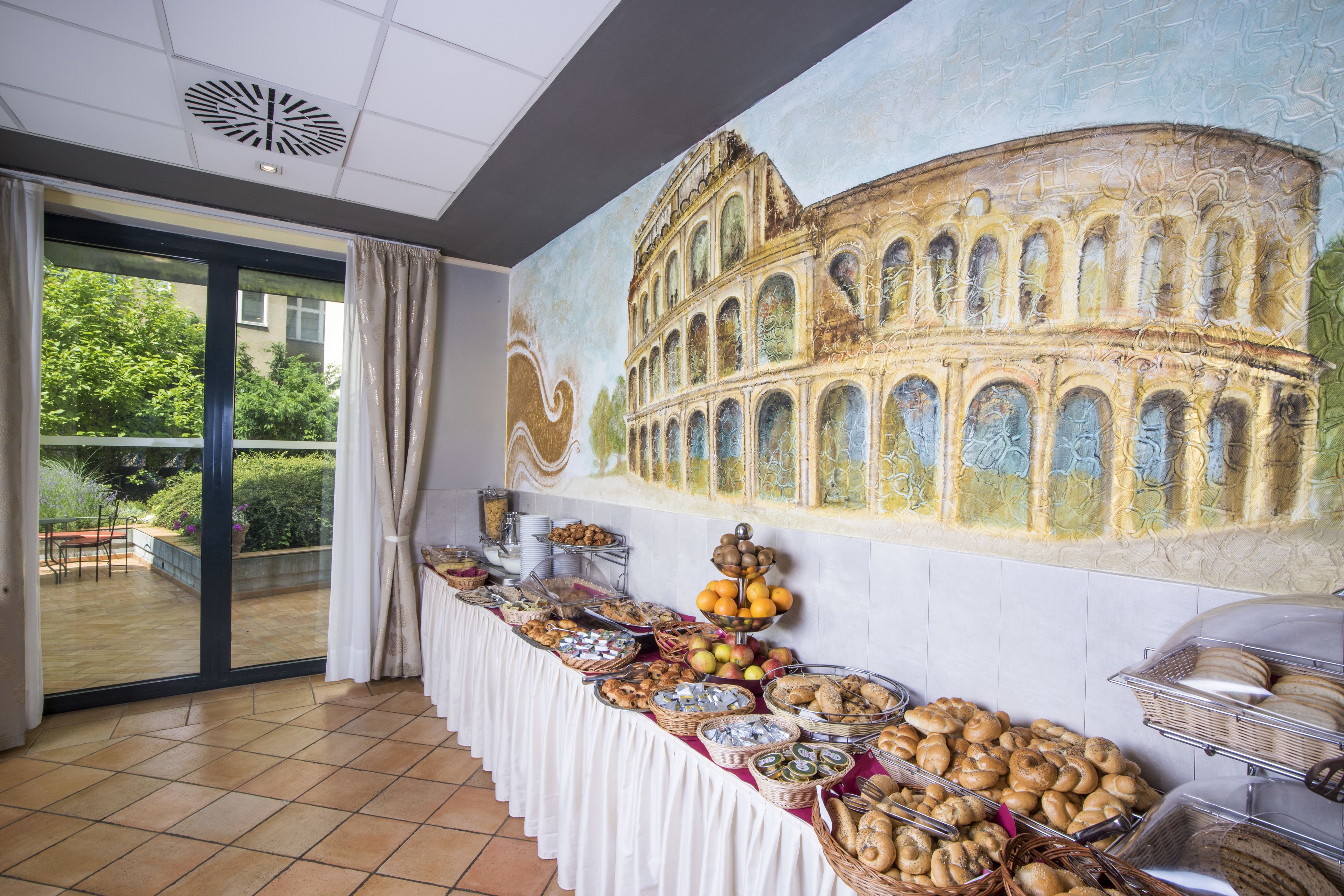 daily buffet breakfast (eur 15 per person)