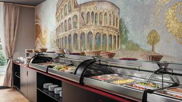 Daily buffet breakfast (EUR 15 per person)