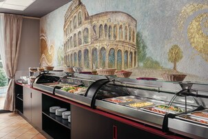 Daily buffet breakfast for a fee