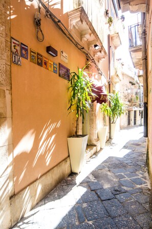 Entrée de l’hébergement 