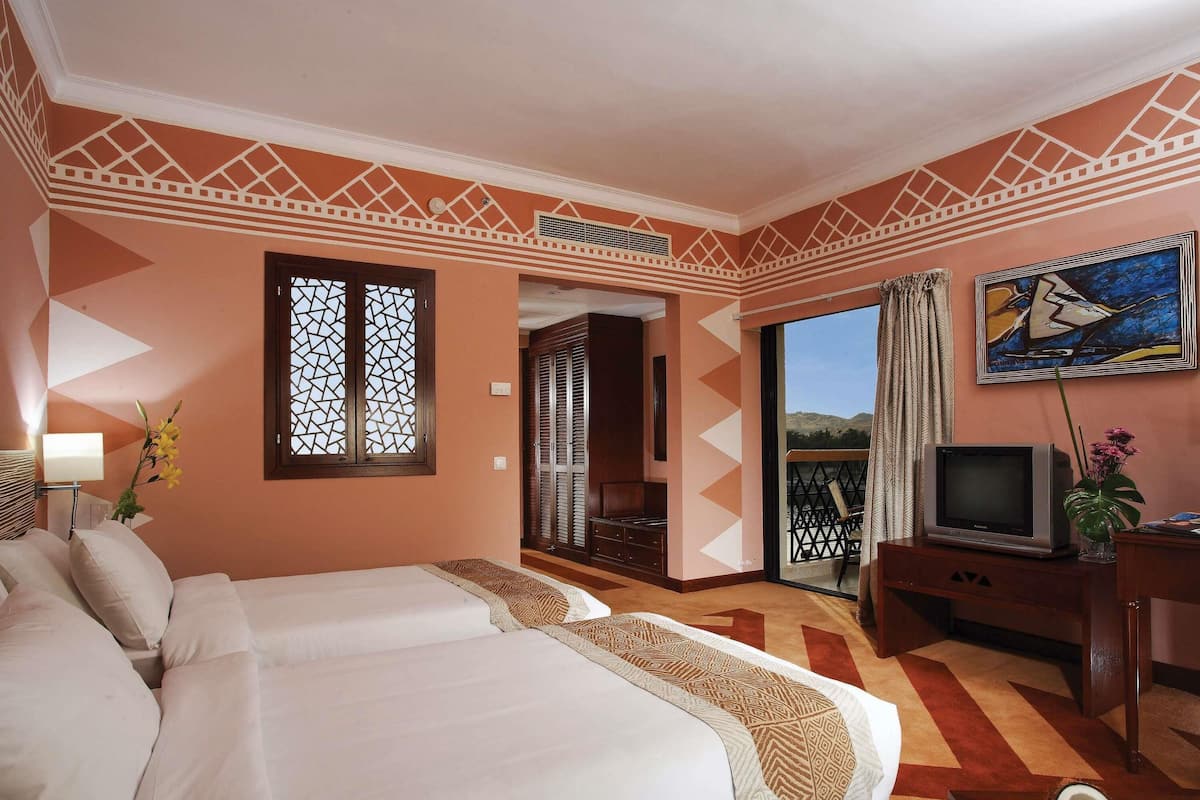 Superior-Zweibettzimmer, 1 Einzelbett (Nile View) | 1 Schlafzimmer, hochwertige Bettwaren, Select-Comfort-Betten, Minibar