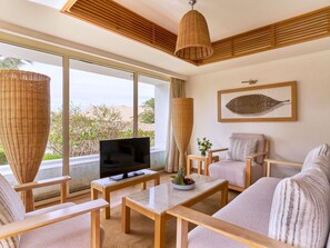 Biệt thự, 2 giường đôi | Bộ đồ giường cao cấp, nệm Select Comfort, minibar 