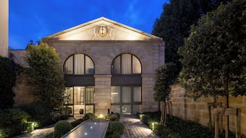 Front of property - evening/night