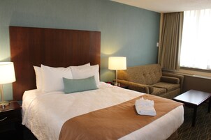 Quarto standard, 1 cama Queen e sofá-cama, para não fumantes (with Sofabed) | Escrivaninha, ferros/tábuas de passar roupa, berços grátis