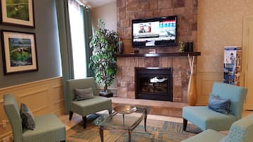 Sitteområde i lobbyen