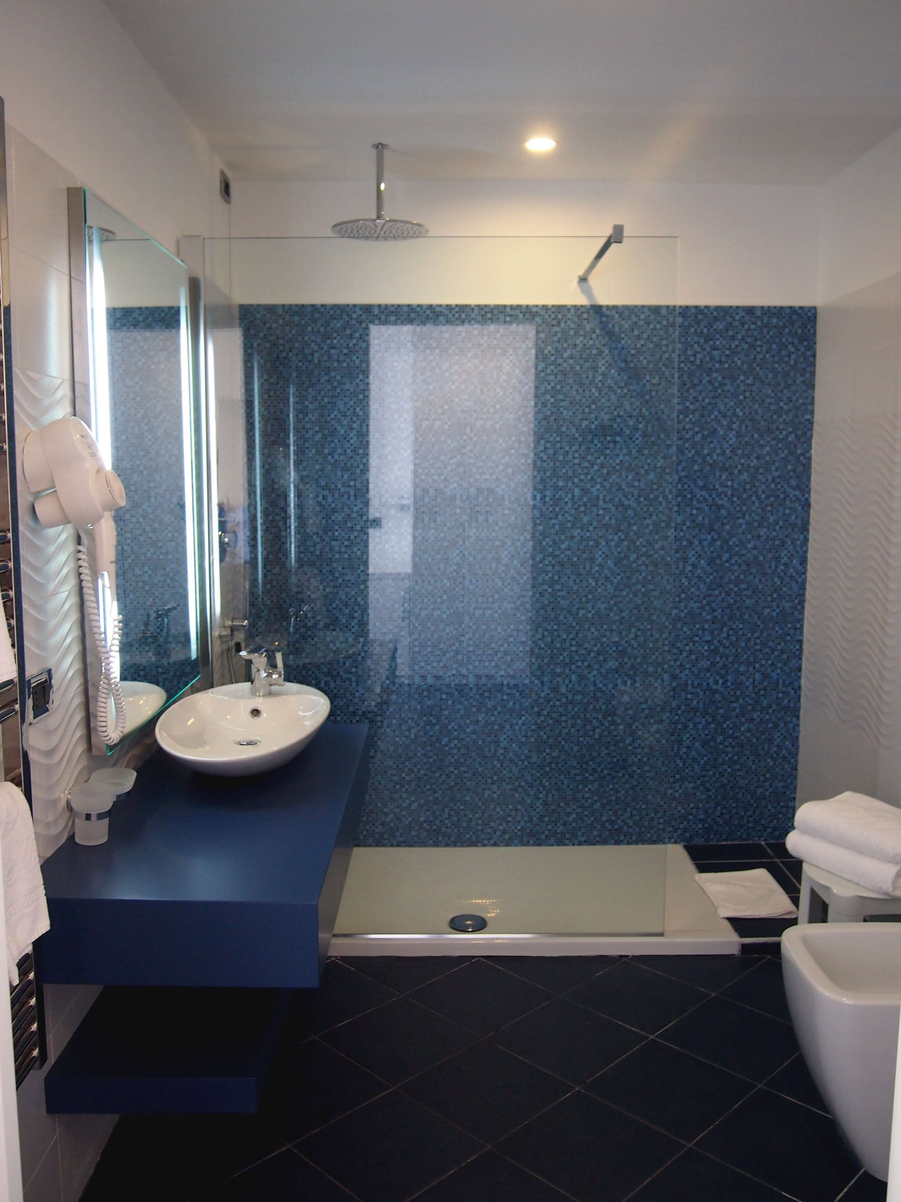 shower, free toiletries, hair dryer, bidet