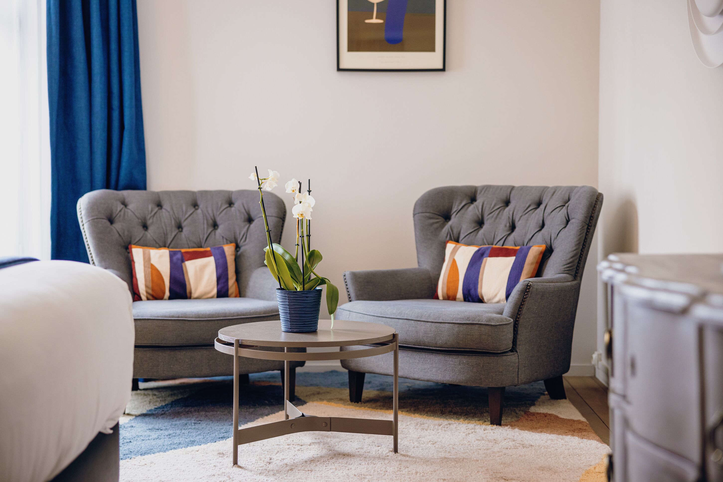 deluxe room | premium bedding, minibar, in-room safe, individually decorated