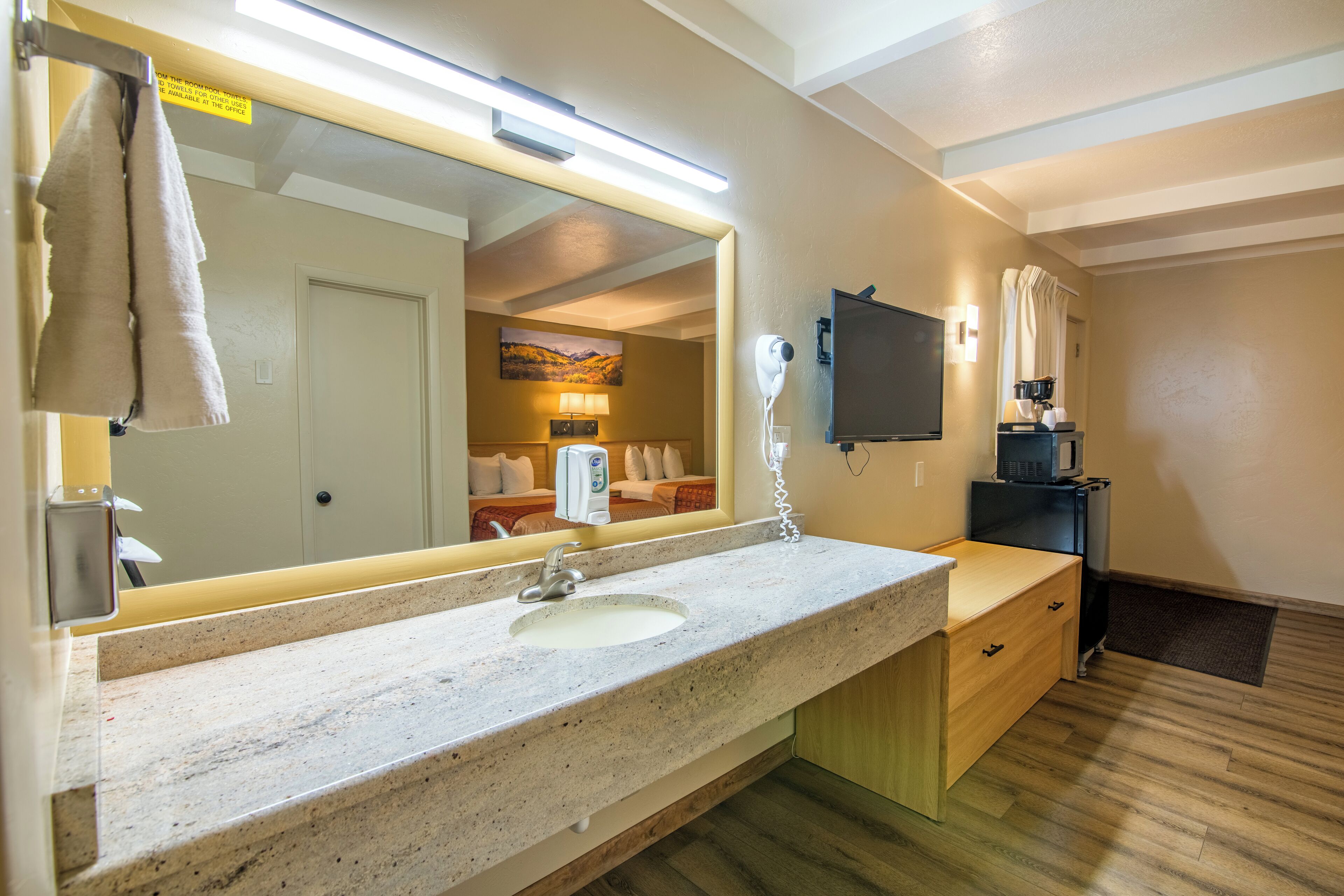 family suite, 2 full and 1 queen bed | free wifi, bed sheets, wheelchair access