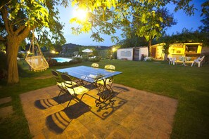 Outdoor dining - Farmhouse Il Fienile (Montepulciano)