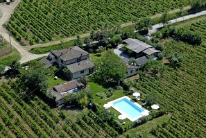 Aerial view - Farmhouse Il Fienile (Montepulciano)
