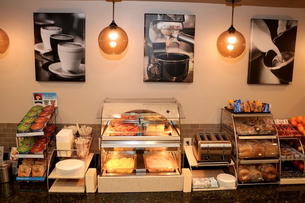 Free daily buffet breakfast