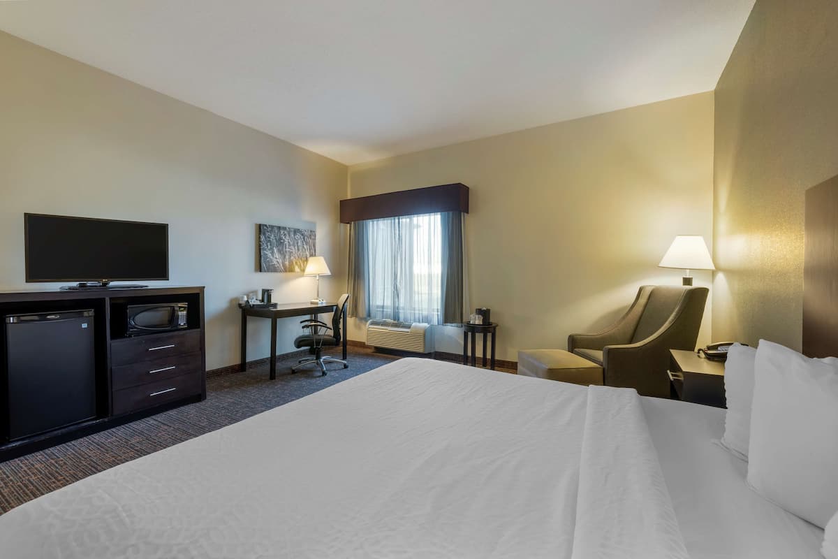 Ropa de cama hipoalergénica, edredón, camas con pillow-top y escritorio