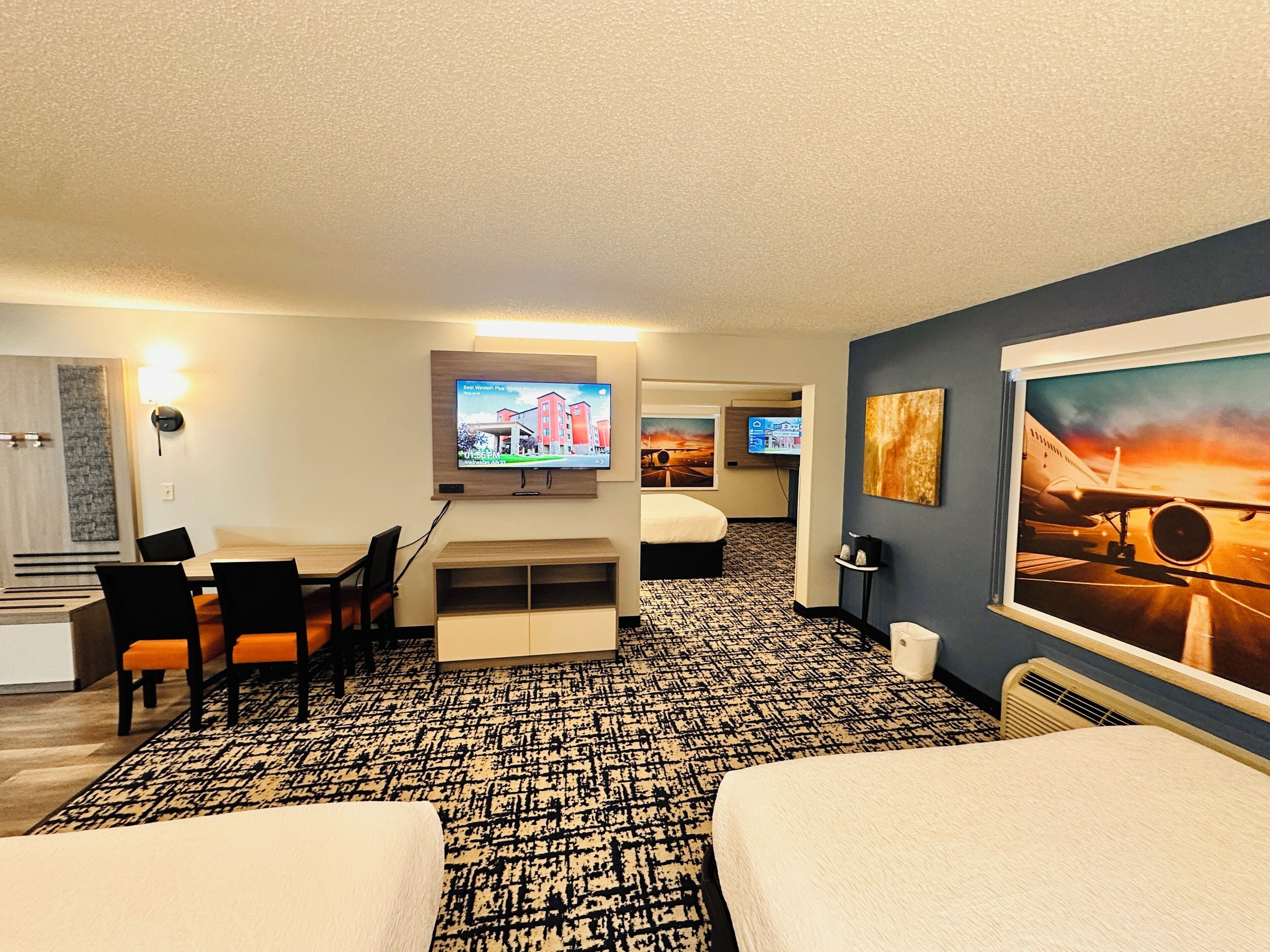 Suite, 1 King Bed, Non Smoking, Refrigerator & Microwave (Larger Room;with Sofabed)