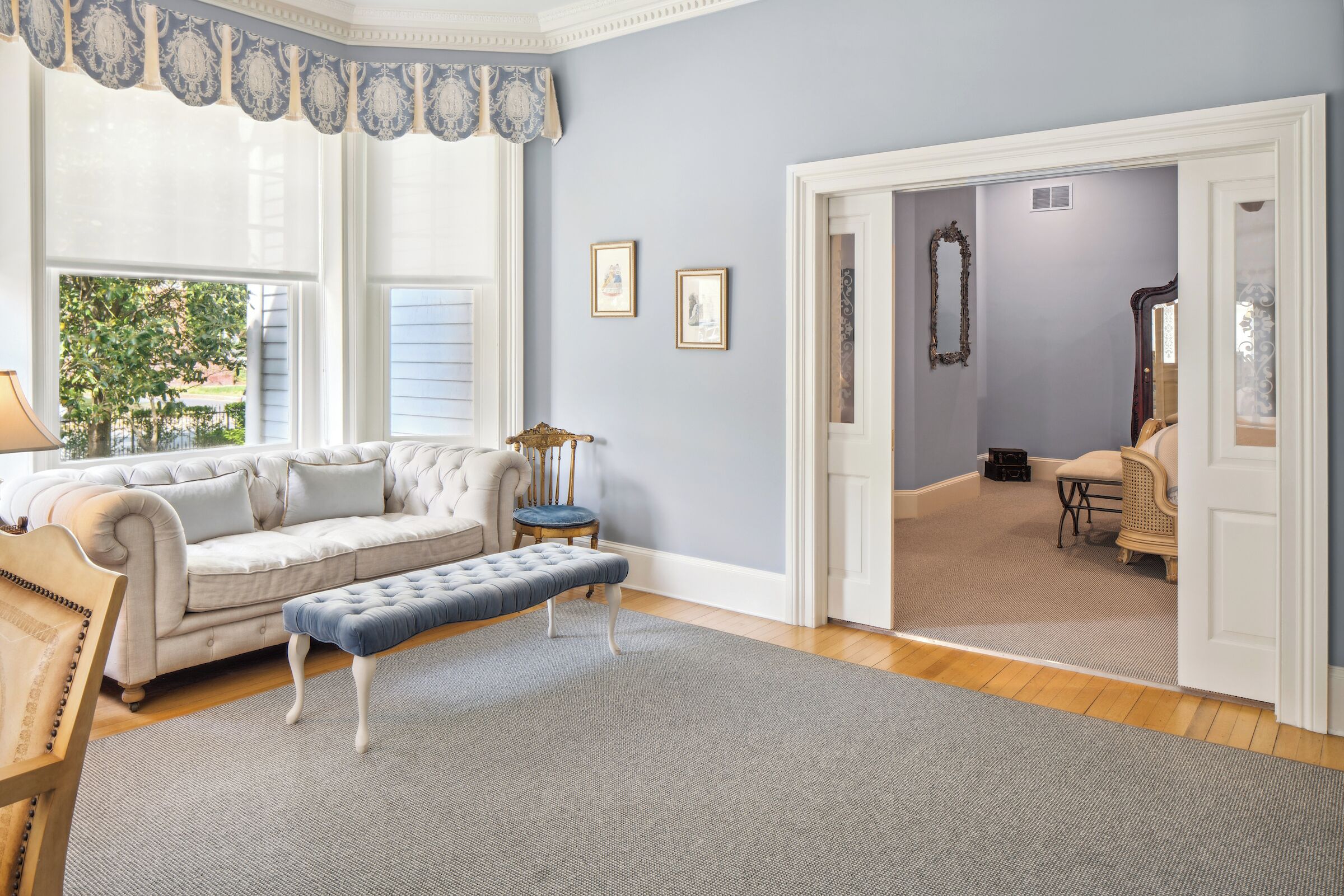 room (french suite (at tidewater house)) | premium bedding, down duvets, pillow-top beds, in-room safe