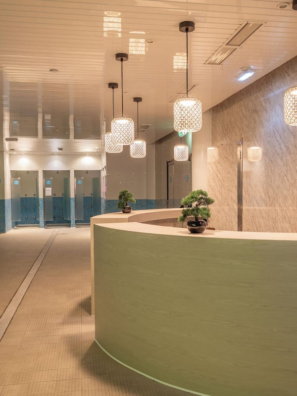 Sale per trattamenti di coppia, sauna, vasca idromassaggio