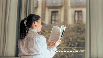 Minibar, in-room safe, desk, blackout curtains