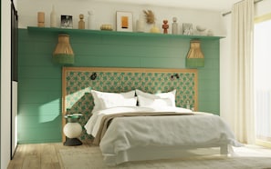 Comfort Room, Balcony, Sea View | In-room safe, free WiFi, bed sheets - Hôtel Les Brises (La Rochelle)