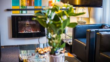 Coin salon dans le hall