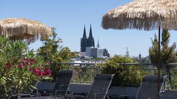 Blick von der Unterkunft