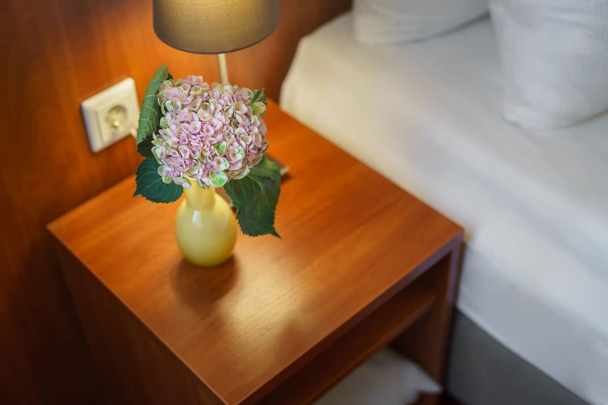 Hypo-allergenic bedding, in-room safe, individually decorated, desk