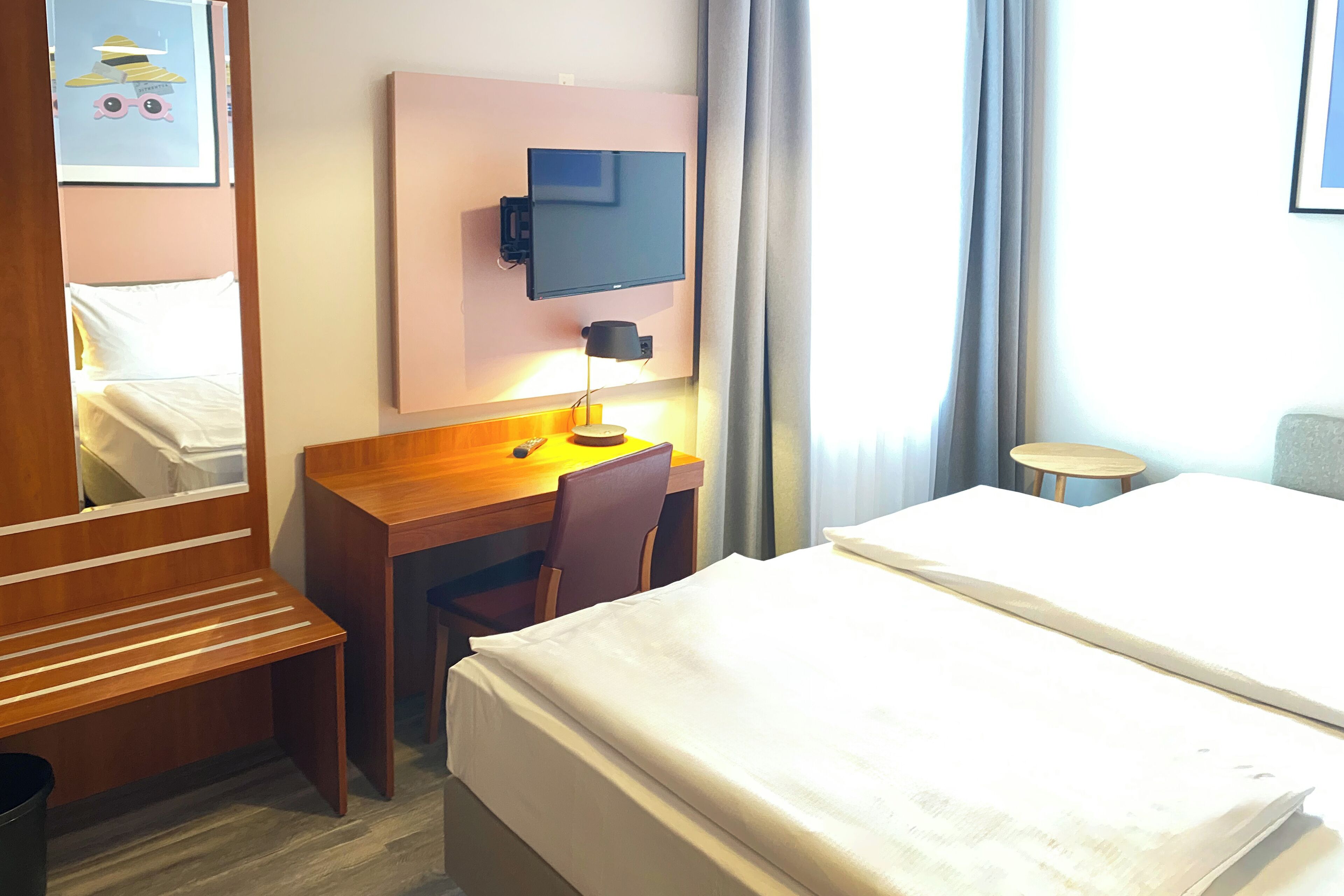 Allergitestet sengetøy, safe på rommet og individuelt dekorert