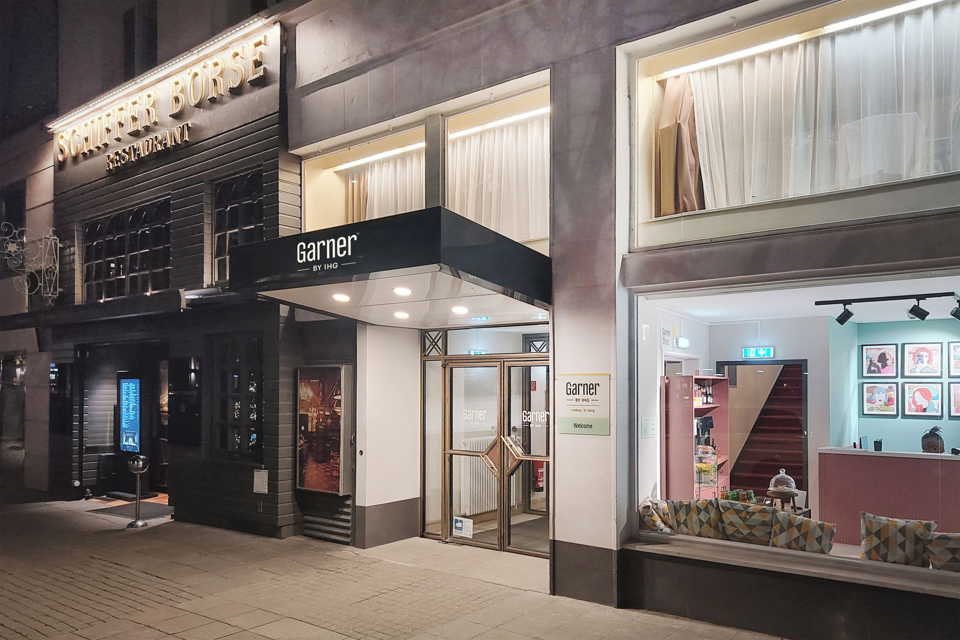 Voorkant van accommodatie