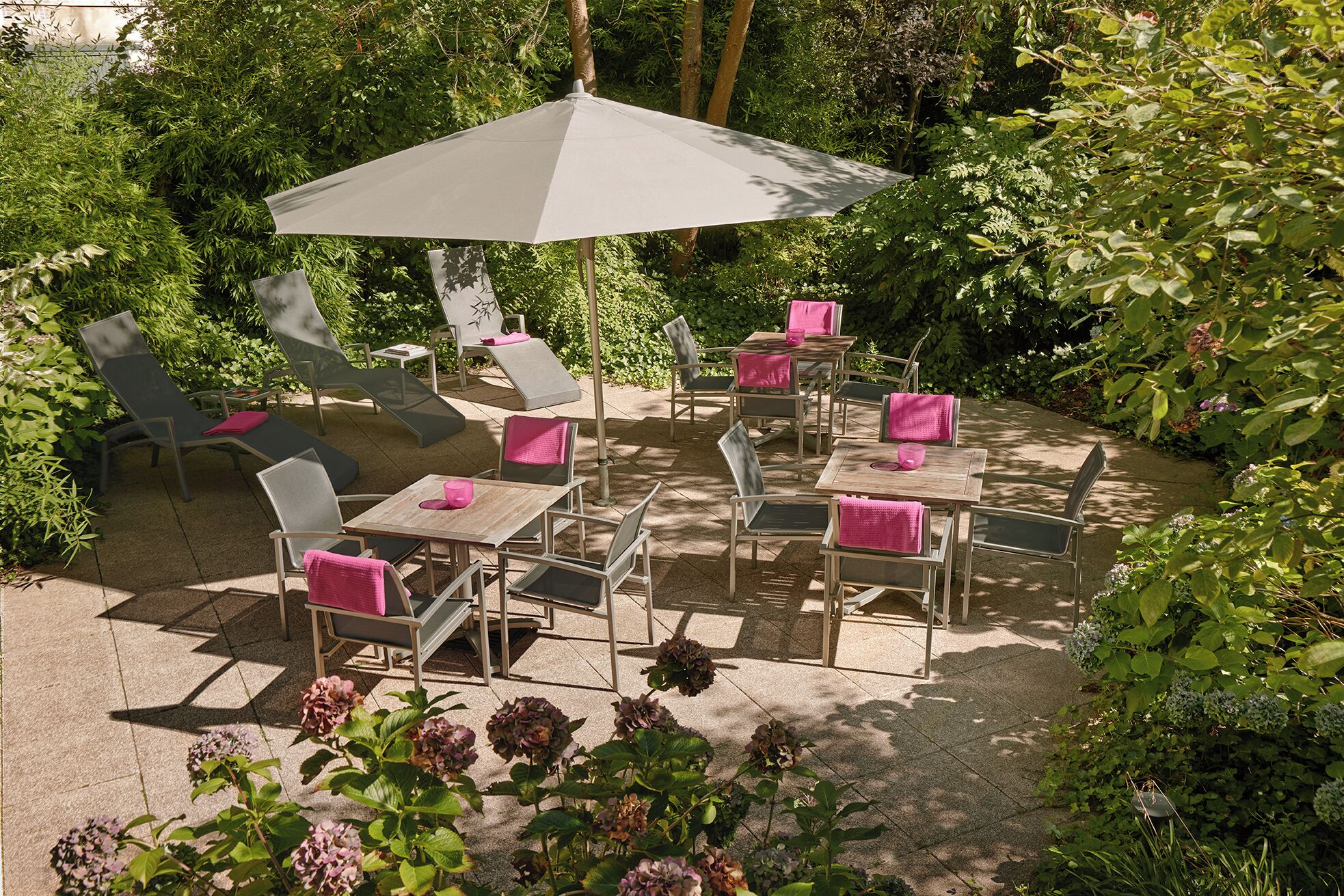 Basic Room, Garden View | Terrace/patio