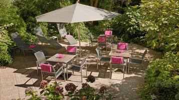 Basic Room, Garden View | Terrace/patio