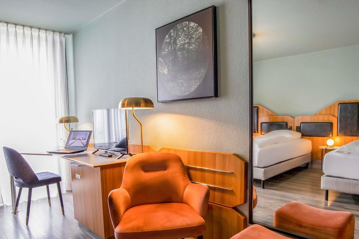Classic Room, Multiple Beds | Hypo-allergenic bedding, desk, laptop workspace, blackout drapes
