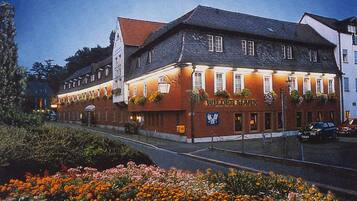 Front of property – evening/night