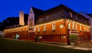 Front of property – evening/night