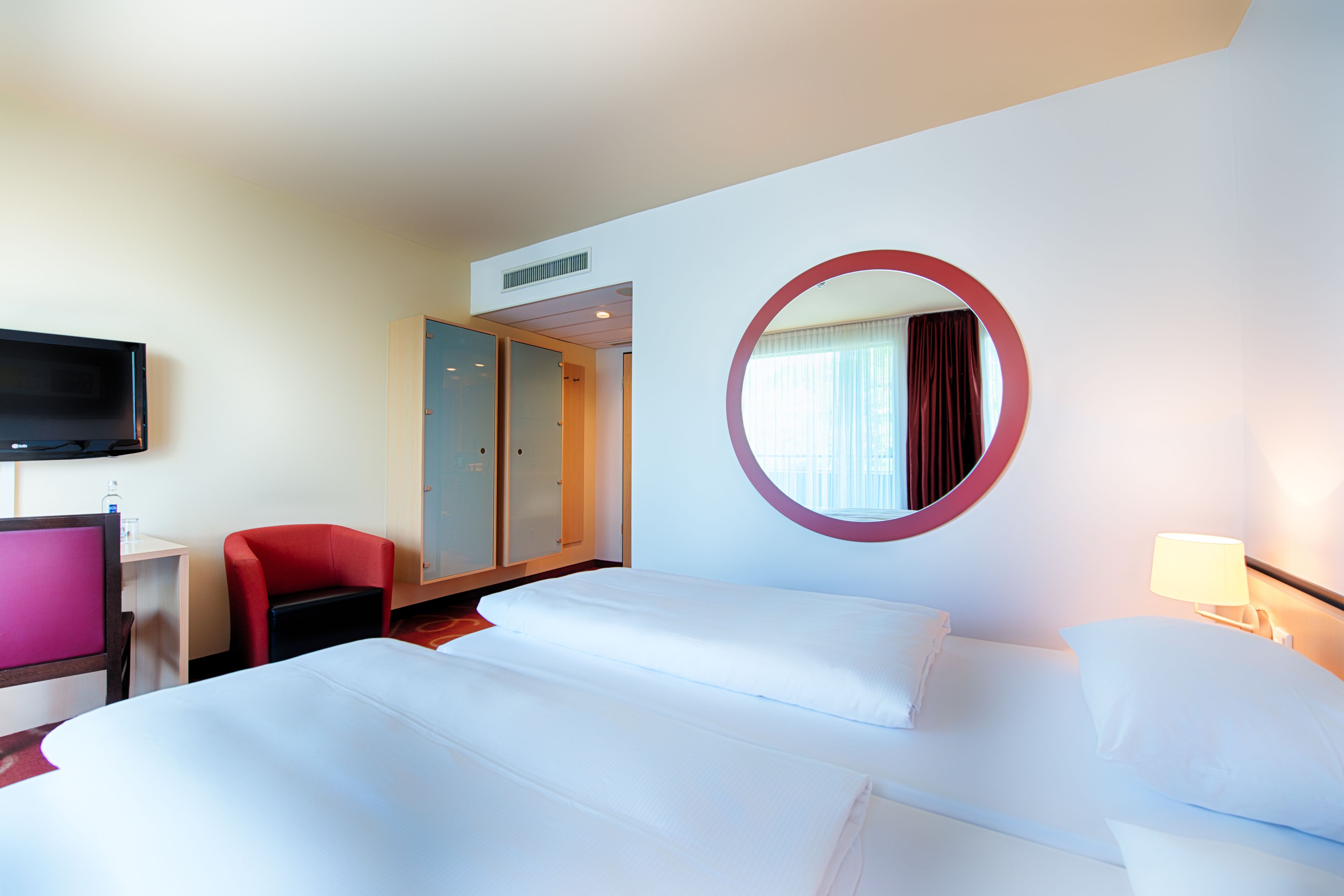 Executive-Zweibettzimmer, Gartenblick