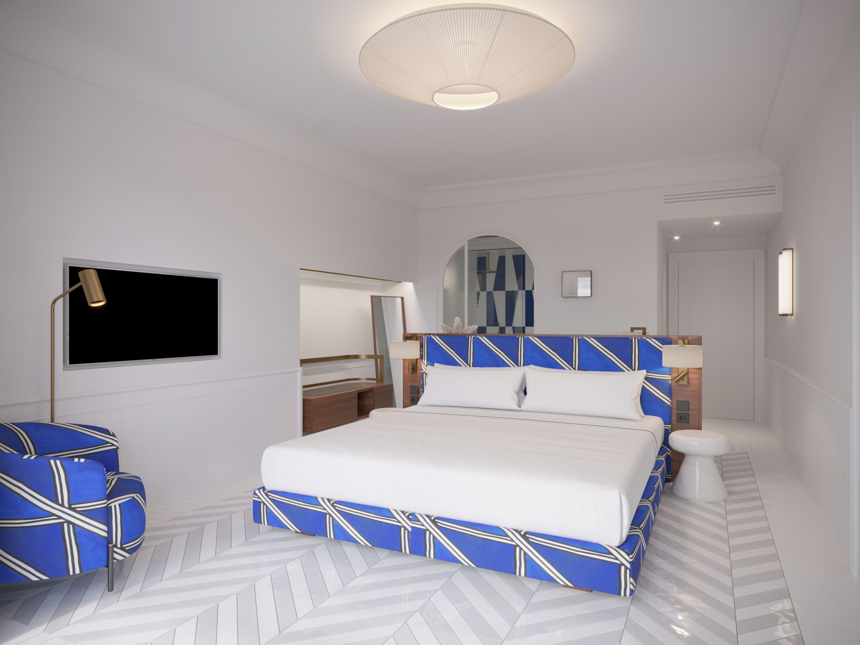 Minibar, in-room safe, WiFi (free), bed sheets