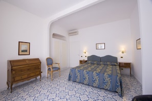Standard Double or Twin Room, Balcony, Sea View | Minibar, in-room safe, free WiFi, bed sheets