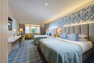 Double+Single bedded Room | Individually decorated, blackout drapes, iron/ironing board, free WiFi