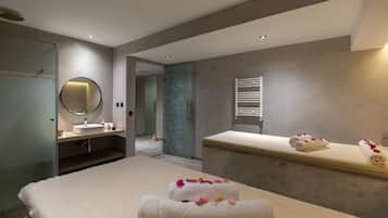 Couples treatment rooms, steam room, Turkish bath, body treatments